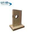Uhs Hardware UHS Service:Lock Display with 1 Holes - Natural Wood - Short ULD01-NW-S